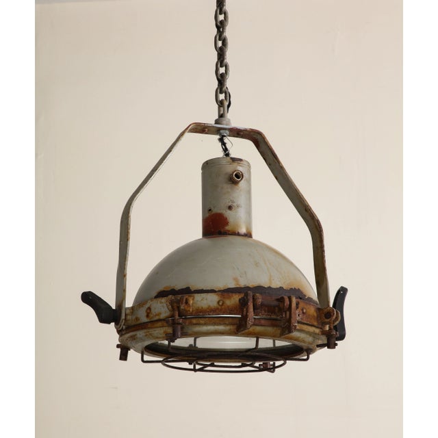 Vintage Industrial Pendant Light, C. 1950 For Sale - Image 13 of 13