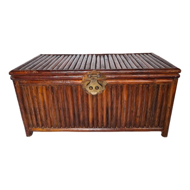 Mid-Century Bamboo Chest, 1960s For Sale