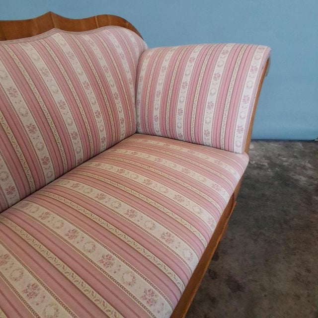 Biedermeier Cherrywood Sofa, 19th Century For Sale - Image 17 of 18