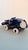 Vintage Glazed Ceramic Elephant Figurine with Floral Motifs, 1980s For Sale - Image 3 of 9