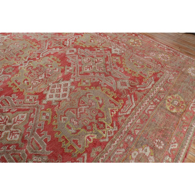 Antique Zabihi Collection Oversize Oushak Rug - 11'5" x 13'10" For Sale - Image 10 of 12