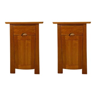 Pair of Nightstands by Roycroft Renaissance For Sale