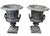 Elevate your entryway, patio, or interior styling with this striking pair of Neoclassical cast iron urn planters. Crafted...