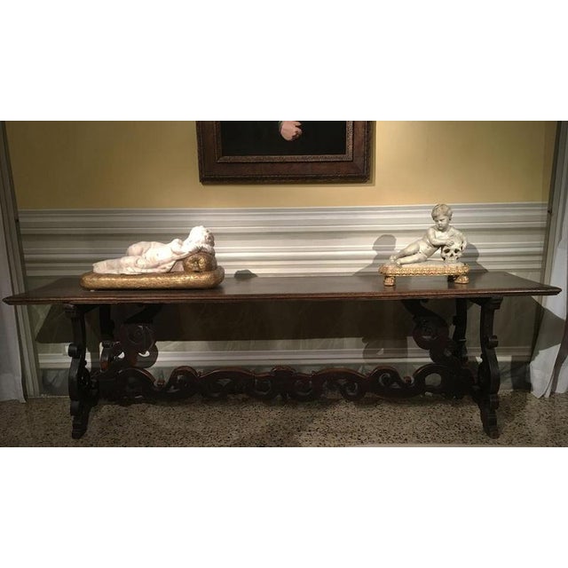 This engaging sculpture of Memento Mori dated Late 17th Century, is part of a production of small terracotta figures for...