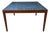Mid-Century Modern Danish Coffee Table Walnut & Blue Tile Top For Sale