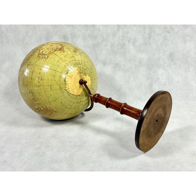 German Art Deco Globe from Paul Räth & Dr. A. Krause, 1920s For Sale - Image 3 of 13
