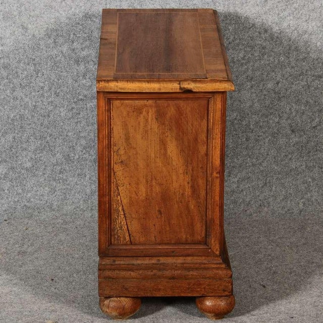 19 Century Baroque Walnut Chest of Drawers, 1850s For Sale - Image 12 of 18
