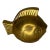 Vintage Brass Fish Figure For Sale