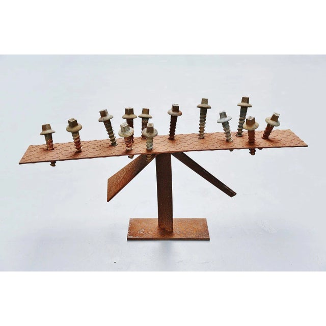 Abstract Modern Screws Sculpture by Theo Niermeijer, 1970 For Sale - Image 6 of 9