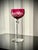 Mid-Century Modern Ruby Cut-to-Clear Crystal Cordial Glasses attributed to Val Saint Lambert, 1950, Set of 8 For Sale - Image 3 of 18