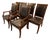 Set of 6 Arhaus Leather Dining Chairs For Sale