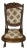Vintage Victorian Carved Walnut and Upholstered Folding Rocking Chair For Sale