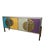 Four-Door Sideboard in Colored Glass, 1980s For Sale - Image 3 of 8