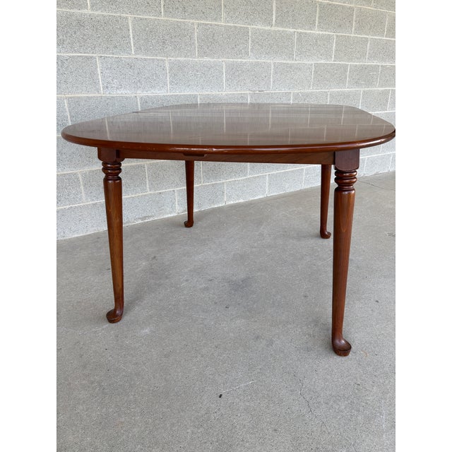 Brown Jamestown Sterling 73" Cherry Extension Dining Table For Sale - Image 8 of 12