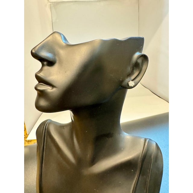 1.0 Carat Diamond Solitaire Stud Earrings 6 Prongs Screw Back 14 Kt Yellow Gold For Sale - Image 14 of 18