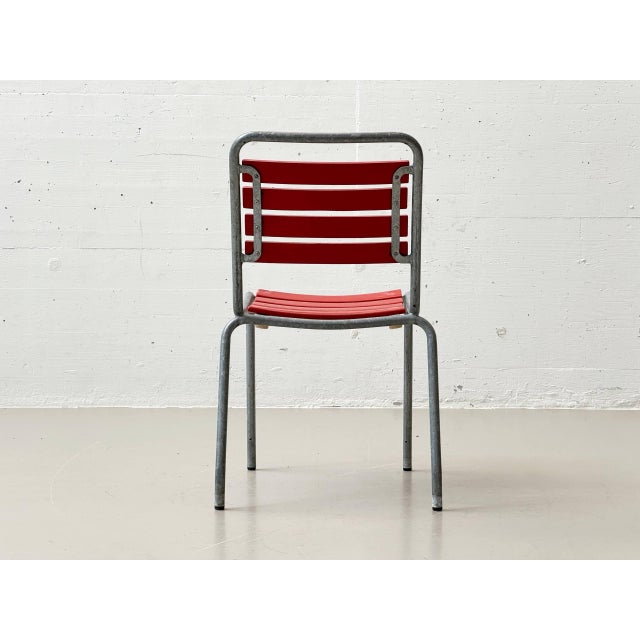 Vintage Garden Chairs in Ash Wood by Atelier Alinea, 1970s, Set of 4 For Sale - Image 14 of 17