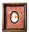 Victorian Pair of Framed Classical Cameo Reliefs by Hal Kramer Co. – Neoclassical / Grandmillennial For Sale - Image 3 of 11