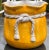 Hollywood Regency Made in Italy Trompe L’Oleil Lemon Yellow Cache Pot For Sale - Image 3 of 12