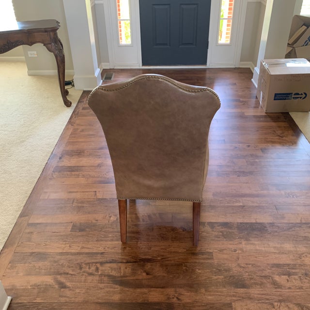 Leather Dining Room Chairs Set Of 6 Chairish