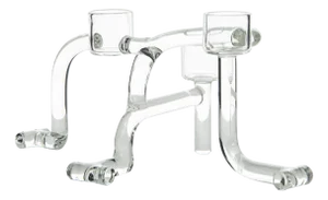 Candleholders in Borosilicate Glass by StudioNotte