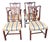 1990s Hickory Chair Co Set of 4 Dining Room Chairs Mahogany For Sale