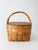 Vintage Wicker Picnic Basket For Sale - Image 10 of 13