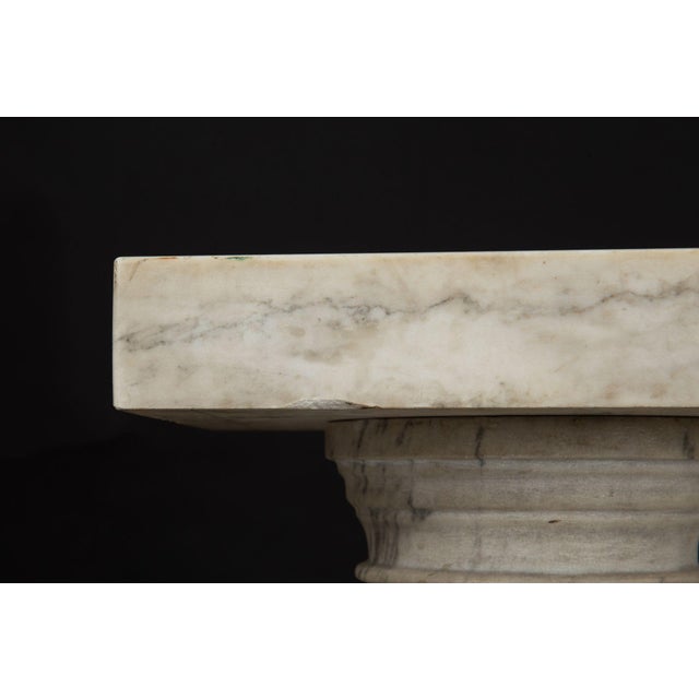 Italian Grand Tour Antique Marble Column Pedestal, Late 19th Century For Sale - Image 17 of 18