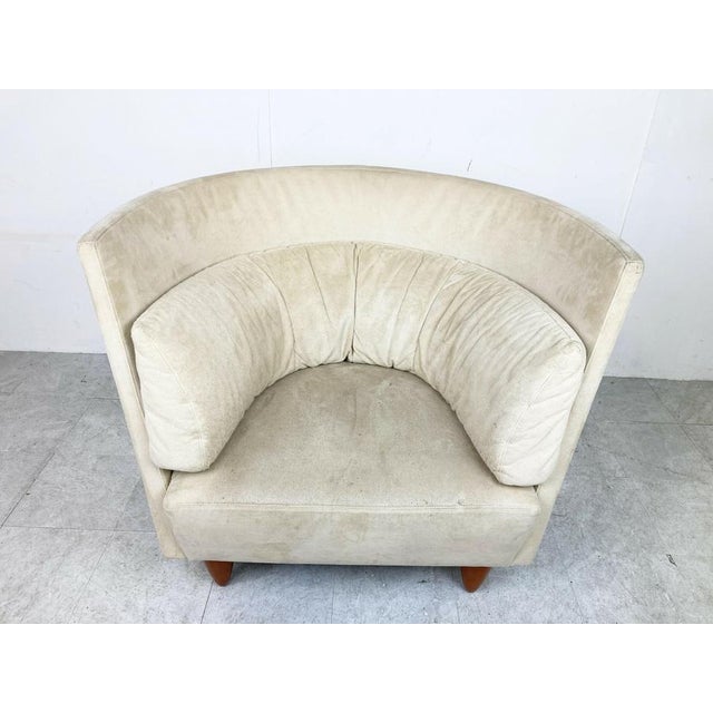 1990s Vintage Highback Lounge Chair attributed to Ligne Roset, 1990s For Sale - Image 5 of 13