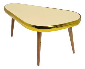 Vintage Kidney-Shaped Coffee Table, 1960s