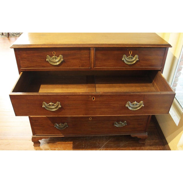 Brown Circa 1770 English George III Period Chest of Drawers For Sale - Image 8 of 14