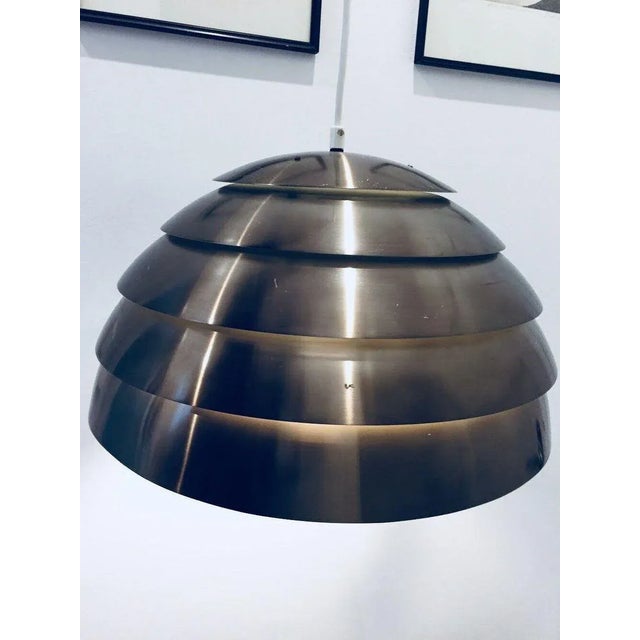 Mid-Century Swedish Teak Pendant by Hans Agne Jakobsson For Sale - Image 9 of 11