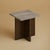 Nightstand in Grey Titanium Travertine and Smoked Oak by Lebanto For Sale - Image 4 of 4