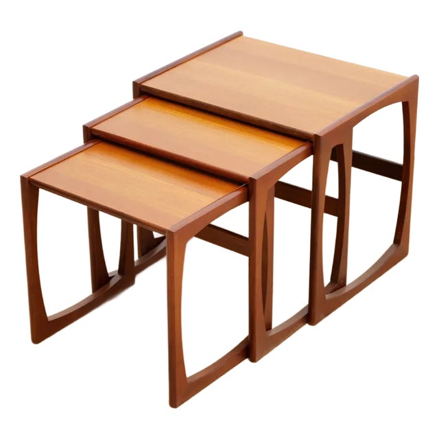 1960s Mid Century Quadrille Nesting Side Tables by G Plan - Set of 3 For Sale