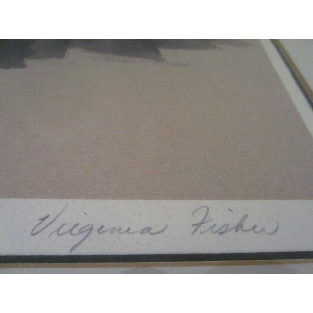 Virginia Fisher the Hucksters Deborah Kerr Clark Gable 1940 Signed Portrait Gouache For Sale - Image 4 of 18