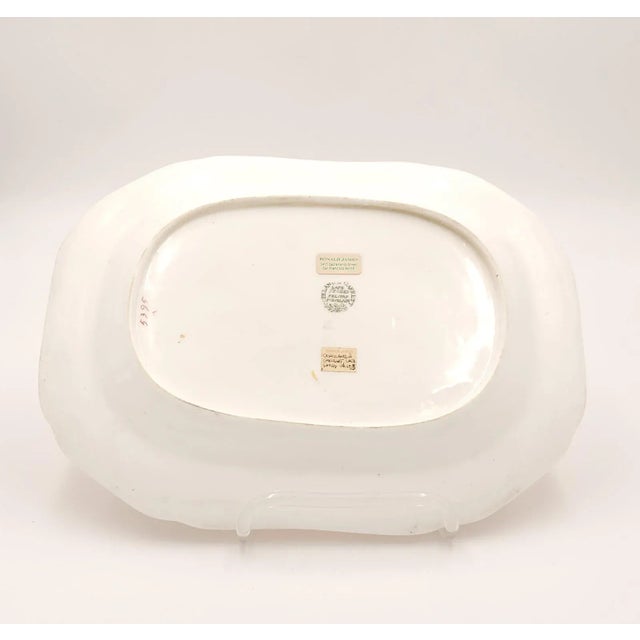 Blue Copeland & Garrett Oval Platters, a Pair For Sale - Image 8 of 9