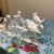 Boho Chic Vintage White Ceramic Bird Napkin Rings Set of 4 - Figural Cardinal Songbirds For Sale - Image 3 of 5
