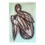 Contemporary Original Drawing by Cassandra L. Auker “Figure in Earth Tones” For Sale