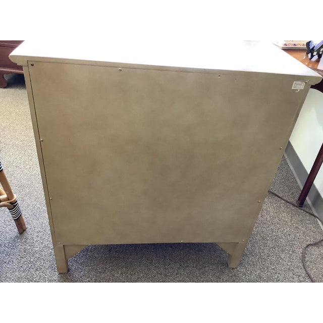 Traditional Small Painted Green Chest With Flowers For Sale - Image 3 of 7