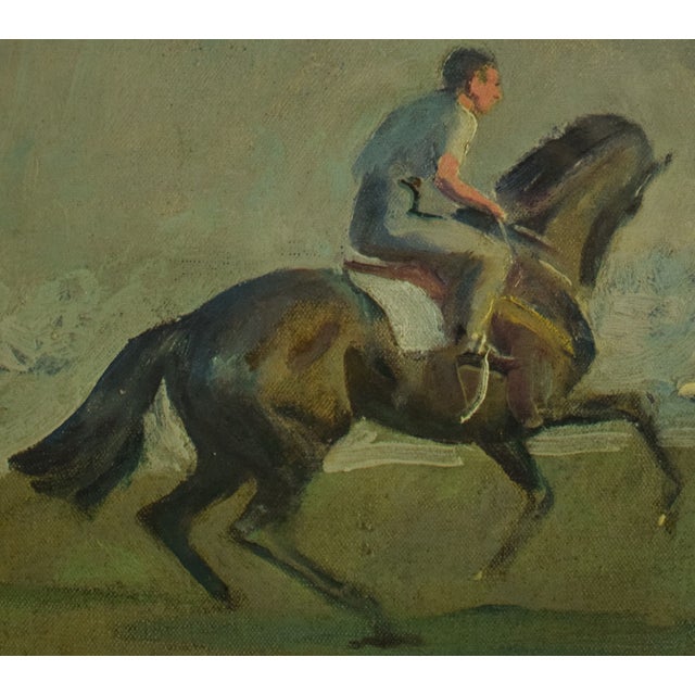 Mid 20th Century A Morning's Work-Newmarket Heath by Sir Alfred J. Munnings For Sale - Image 9 of 11