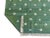 Casa Cosima Handmade Cotton Diamond Rug, Green And White 8'x10' For Sale - Image 4 of 6