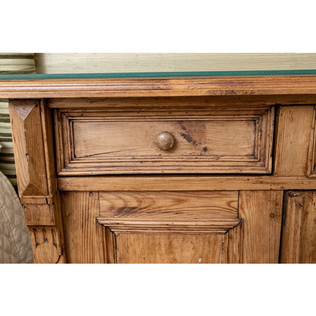 19th Century Antique French Provincial Style Pine Cabinet For Sale - Image 5 of 9