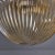 1960s Swedish Modern Pressed Glass & Porcelain Wall or Ceiling Lamp For Sale - Image 9 of 13
