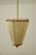 Mid-Century Modern 1950s Brass and Silk Pendant For Sale - Image 3 of 10