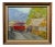 Wilfrid T. Mills-Los Angels Trolley Car at Sierra Madre Station -Oil Painting For Sale