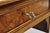 Vintage French Louis XVI Style Burl Walnut Tooled Leather Top Writing Desk For Sale - Image 12 of 18