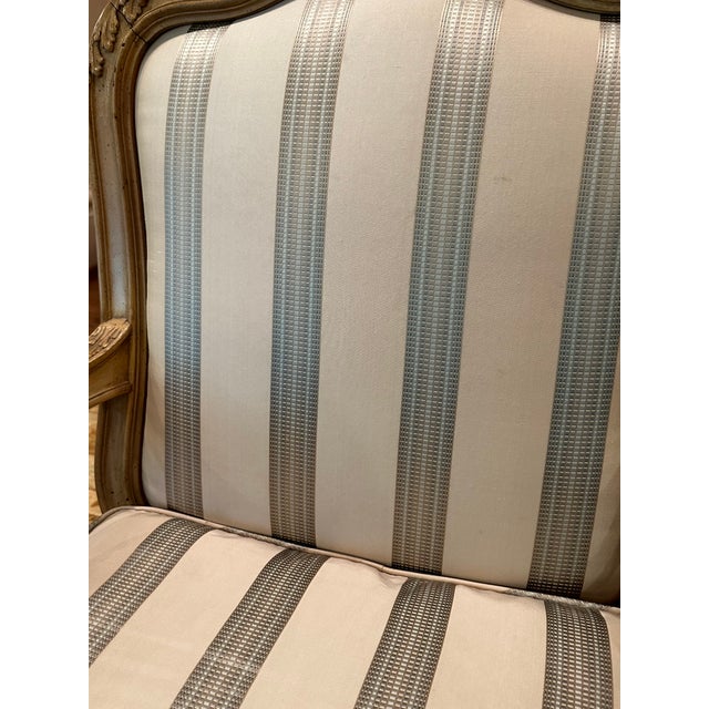 Late 20th Century Pair of Bergere Chairs For Sale - Image 4 of 5