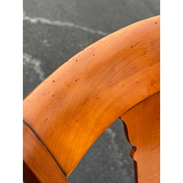 Grange Furniture Solid Cherry Dining Chairs Made in France - Set of 10 For Sale - Image 10 of 12