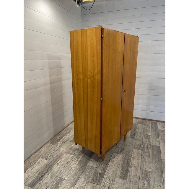 Vintage Two Door Closet by Kralovsky Chmlec, 1970 with [ working ] key Original company sticker In superb condition Dims;...