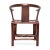 Chinese Red Lacquer Roundback Chair, 19th C. For Sale - Image 4 of 8