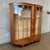 Early 20th Century Early 20th Century Art Deco Tiger Oak Curio Cabinet W/ Light For Sale - Image 5 of 14